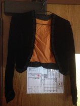 Ladies Black Velvet Jacket